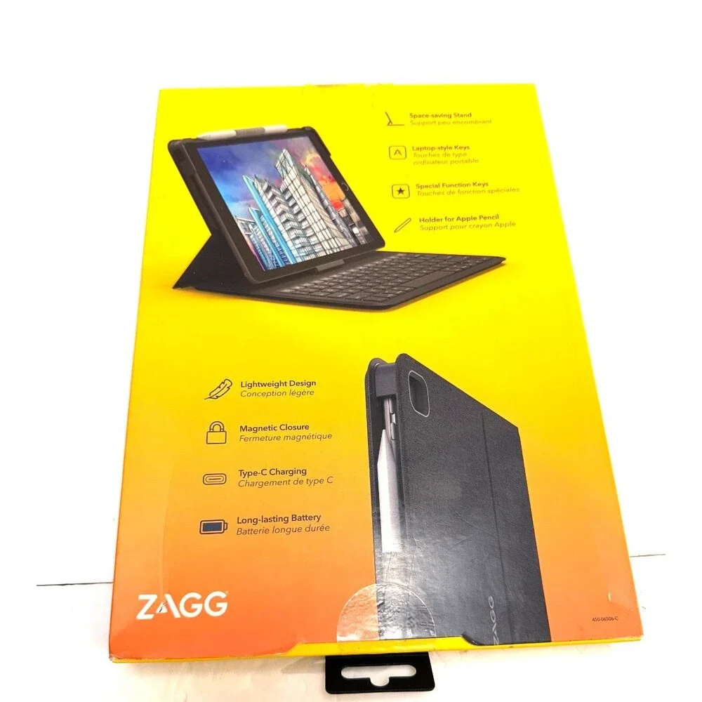 ZAGG Messenger Folio 2 Keyboard Folio/Case - Black